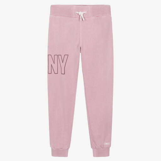 DKNY-Teen Lilac Pink Cotton Joggers | Childrensalon Outlet