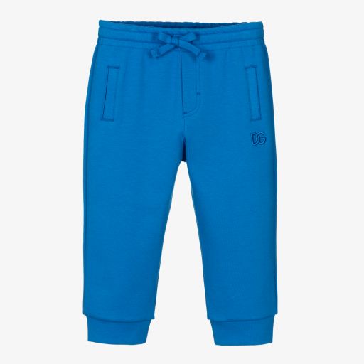 Dolce & Gabbana-Blaue Jersey-Jogginghose für Babys (J) | Childrensalon Outlet