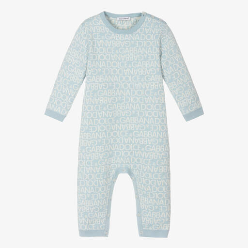 Dolce & Gabbana-Pyjama en maille de coton bébé | Childrensalon Outlet
