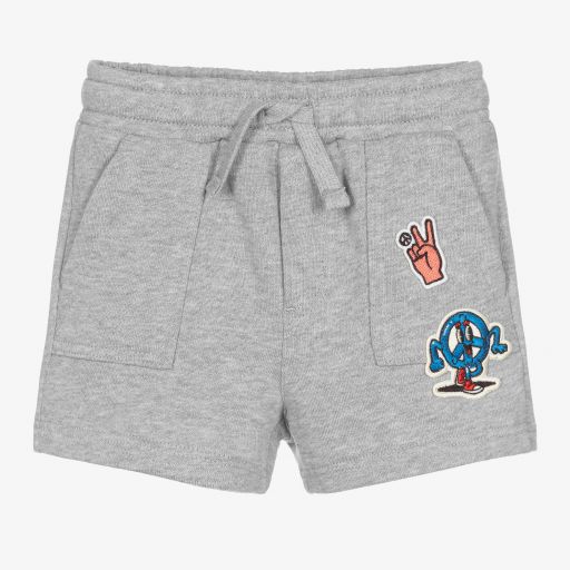 Dolce & Gabbana-Baby Boys Grey Jersey Shorts | Childrensalon Outlet