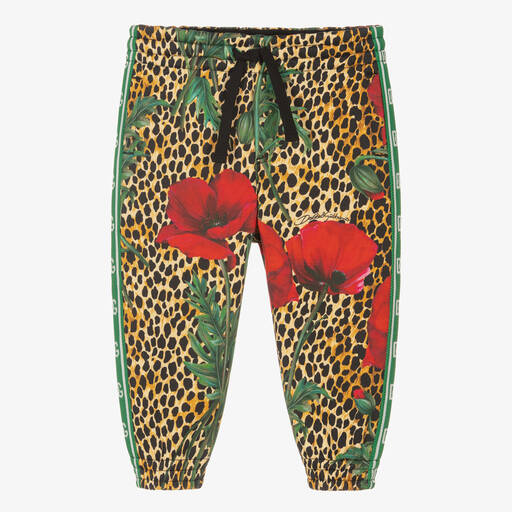 Dolce & Gabbana-Baby Boys Leopard Joggers | Childrensalon Outlet