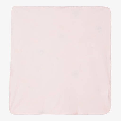 Dolce & Gabbana-Baby Girls Pink Logo Blanket (78cm) | Childrensalon Outlet