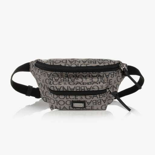 Dolce & Gabbana-Beige Zip-Up Belt Bag (20cm) | Childrensalon Outlet