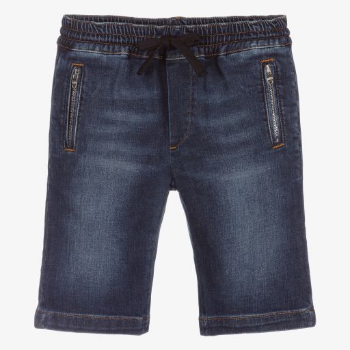 Dolce & Gabbana-Blaue Jeans-Shorts für Jungen | Childrensalon Outlet