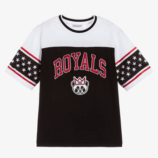 Dolce & Gabbana-Boys PANDA T-Shirt | Childrensalon Outlet