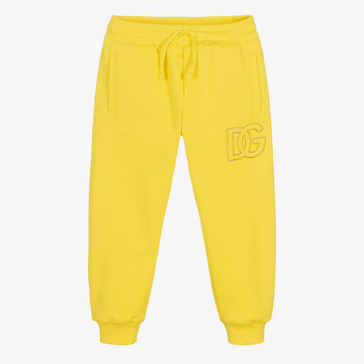 Dolce & Gabbana-Желтые джоггеры для мальчиков | Childrensalon Outlet