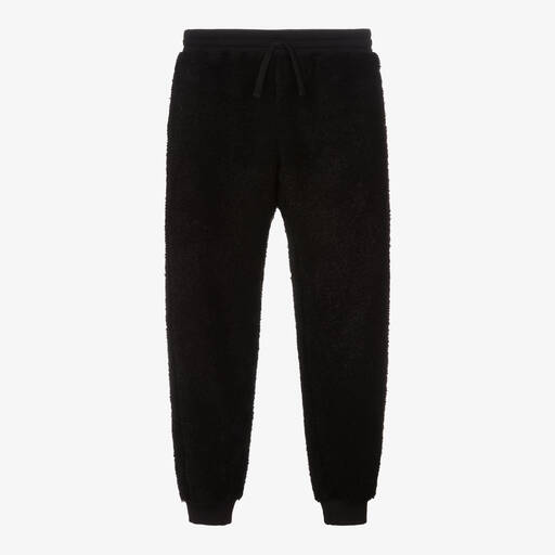 Dolce & Gabbana-Teen Black Fleece DG Joggers | Childrensalon Outlet