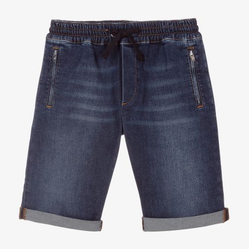 Dolce & Gabbana-Short en denim Ado | Childrensalon Outlet