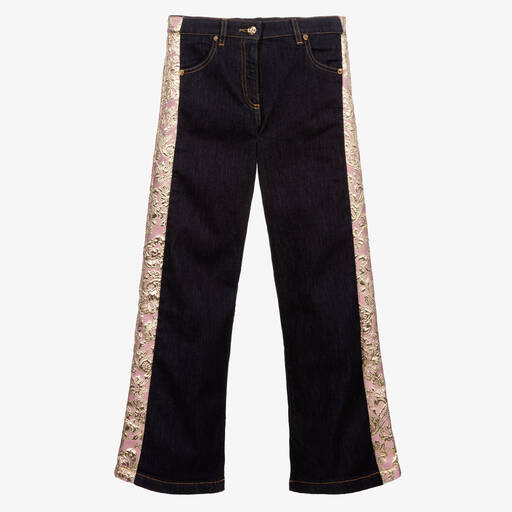 Dolce & Gabbana-Teen Blue Relaxed Fit Jeans | Childrensalon Outlet