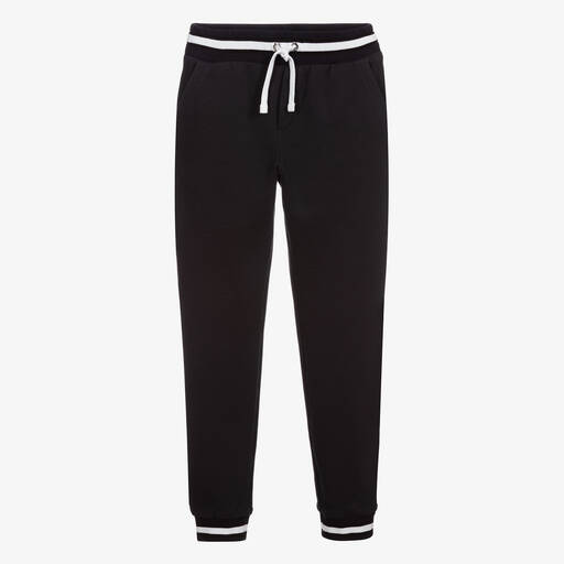 Dolce & Gabbana-Teen Boys Blue Logo Joggers | Childrensalon Outlet