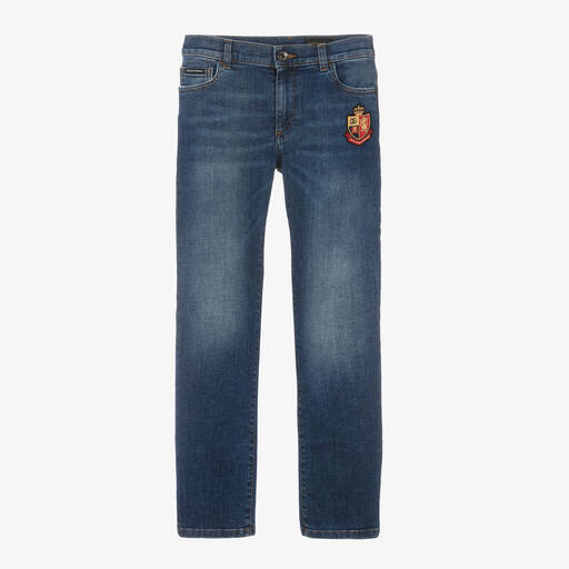 Dolce & Gabbana-Blaue, enge Teen Jeans | Childrensalon Outlet