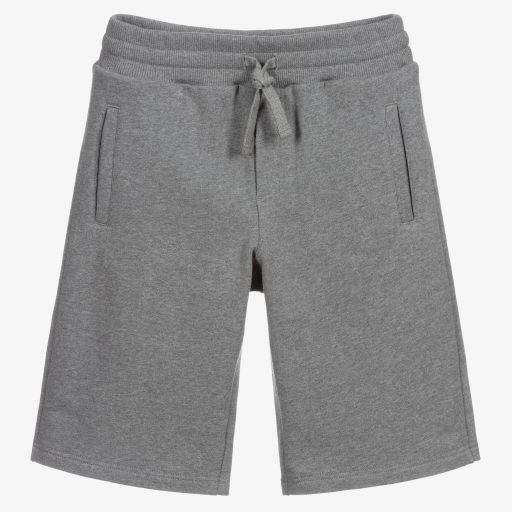 Dolce & Gabbana-Teen Boys Grey Jersey Shorts | Childrensalon Outlet