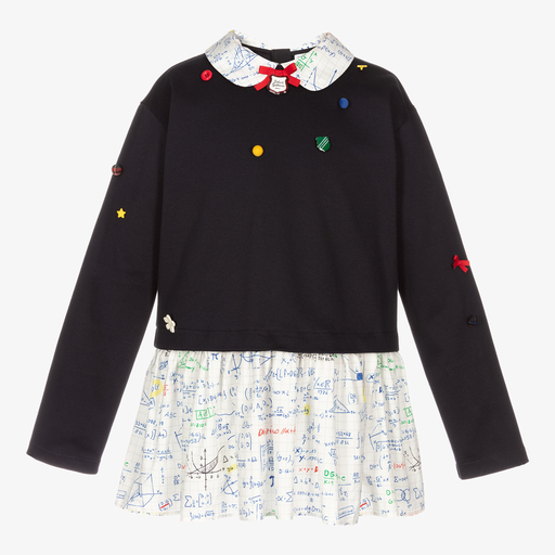 Dolce & Gabbana-Teen Girls Blue Jersey Top | Childrensalon Outlet