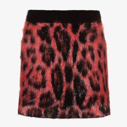 Dolce & Gabbana-Teen Pink Mohair Wool Skirt | Childrensalon Outlet
