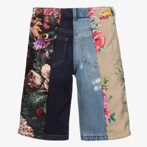 Dolce & Gabbana-شورت تينز بناتي دنيم بقصَّة عادية | Childrensalon Outlet