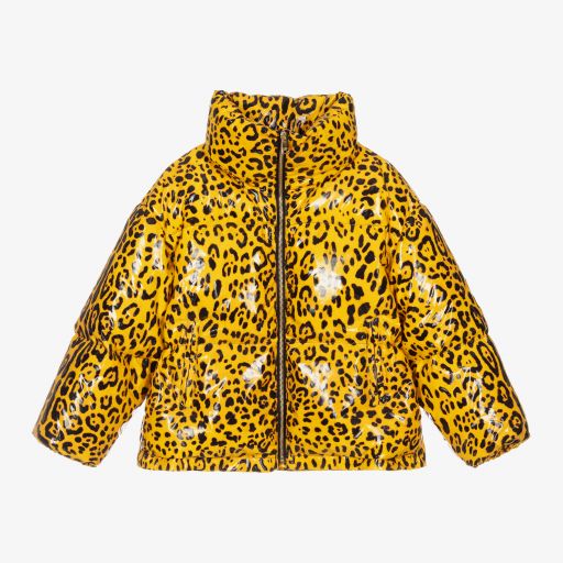 Dolce & Gabbana-Teen Yellow Puffer Jacket | Childrensalon Outlet