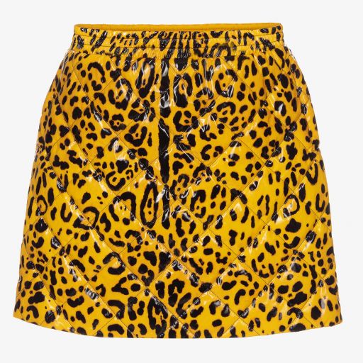 Dolce & Gabbana-Teen Yellow Quilted Skirt | Childrensalon Outlet