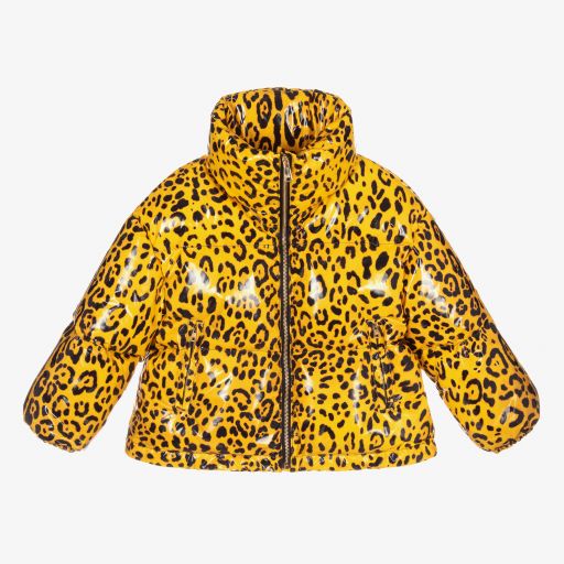 Dolce & Gabbana-جاكيت مبطن لون أصفر للبنات | Childrensalon Outlet
