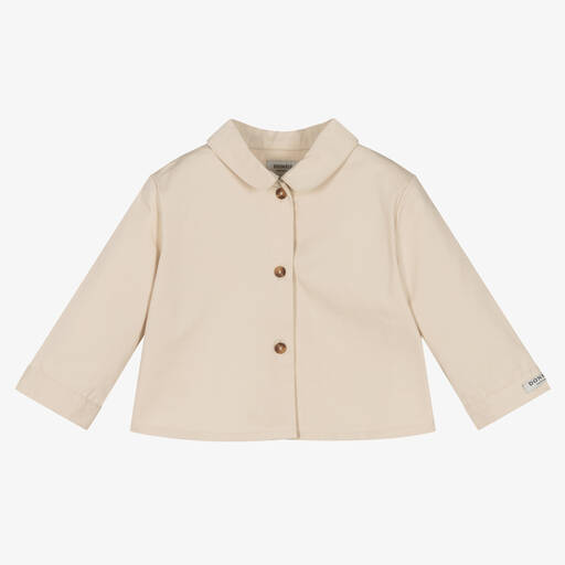 Donsje-Veste ivoire en coton bébé fille | Childrensalon Outlet