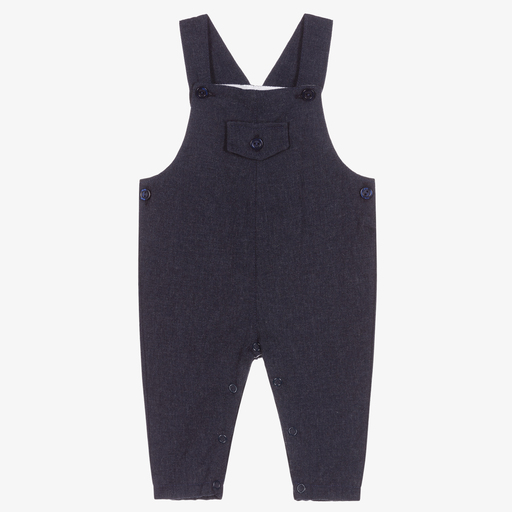 Dr. Kid-Baby Boys Blue Dungarees | Childrensalon Outlet