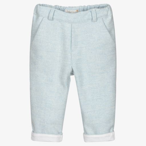 Dr. Kid-Baby Boys Blue Wool Trousers | Childrensalon Outlet