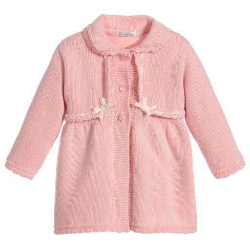 Dr. Kid-Baby Girls Knitted Wool Coat | Childrensalon Outlet