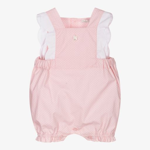Dr. Kid-Baby Girls Pink Cotton Shortie | Childrensalon Outlet