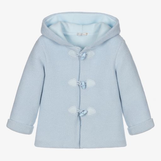 Dr. Kid-Blue Knitted Baby Jacket | Childrensalon Outlet