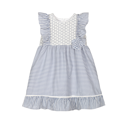 Dr. Kid-Blue & White Striped Dress | Childrensalon Outlet