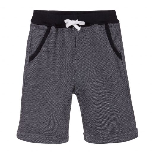 Dr. Kid-Boys Blue Jersey Shorts | Childrensalon Outlet