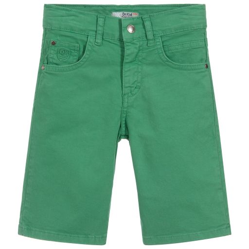 Dr. Kid-Boys Green Bermuda Shorts | Childrensalon Outlet