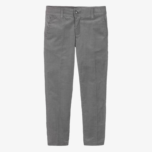 Dr. Kid-Boys Grey Corduroy Trousers | Childrensalon Outlet
