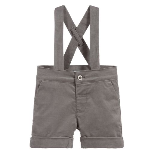 Dr. Kid-Graue Cordshorts aus Baumwolle für Jungen | Childrensalon Outlet