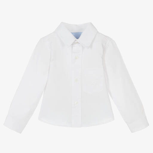 Dr. Kid-Chemise blanche en coton garçon | Childrensalon Outlet