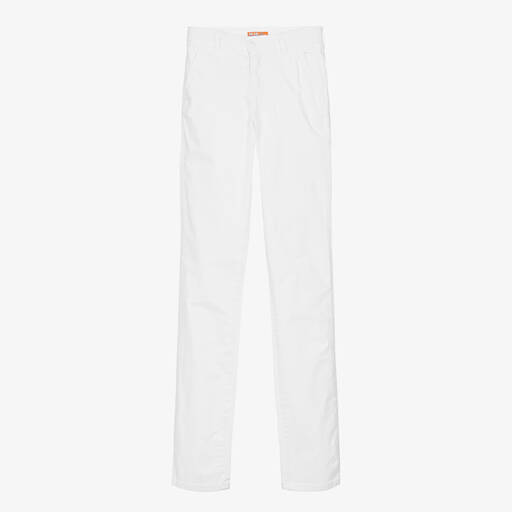 Dr. Kid-Boys White Cotton Trousers | Childrensalon Outlet