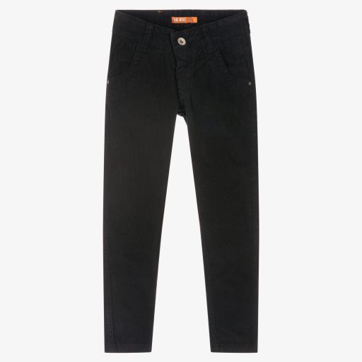 Dr. Kid-Girls Black Corduroy Trousers | Childrensalon Outlet