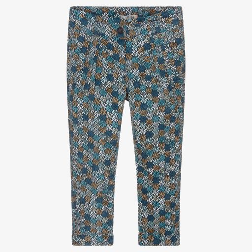 Dr. Kid-Girls Blue Corduroy Trousers | Childrensalon Outlet