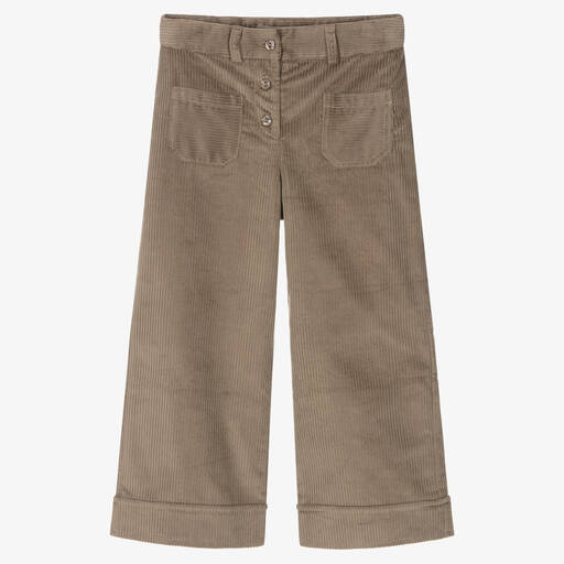 Dr. Kid-Girls Brown Corduroy Trousers | Childrensalon Outlet
