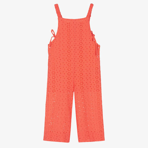 Dr. Kid-Combinaison rouge corail brodée | Childrensalon Outlet