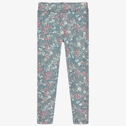 Dr. Kid-Girls Green Floral Leggings | Childrensalon Outlet