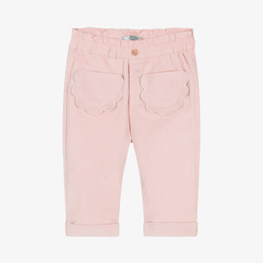 Dr. Kid-Girls Light Pink Corduroy Trousers | Childrensalon Outlet
