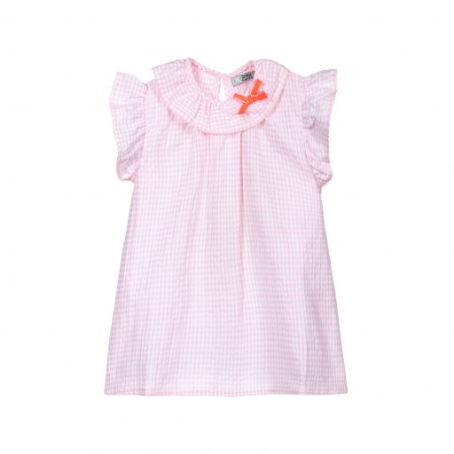 Dr. Kid-Girls Pink Check Blouse | Childrensalon Outlet