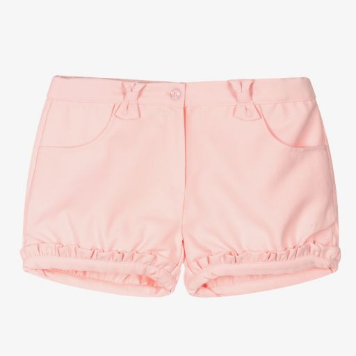 Dr. Kid-Girls Pink Viscose Blend Shorts | Childrensalon Outlet