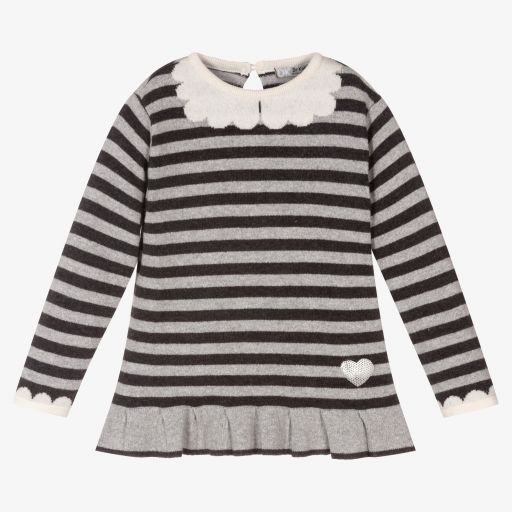 Dr. Kid-Grey Wool Blend Tunic Top | Childrensalon Outlet