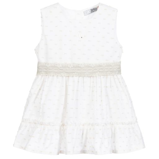 Dr. Kid-Ivory Cotton Dress | Childrensalon Outlet