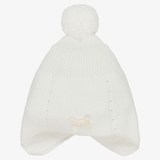Dr. Kid-Ivory Knitted Baby Hat | Childrensalon Outlet