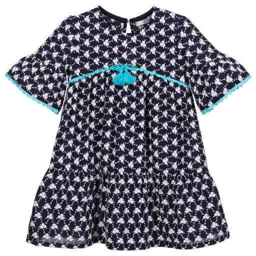 Dr. Kid-Robe bleu marine brodée | Childrensalon Outlet