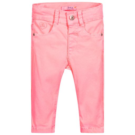 Dr. Kid-Neon Pink Cotton Trousers | Childrensalon Outlet