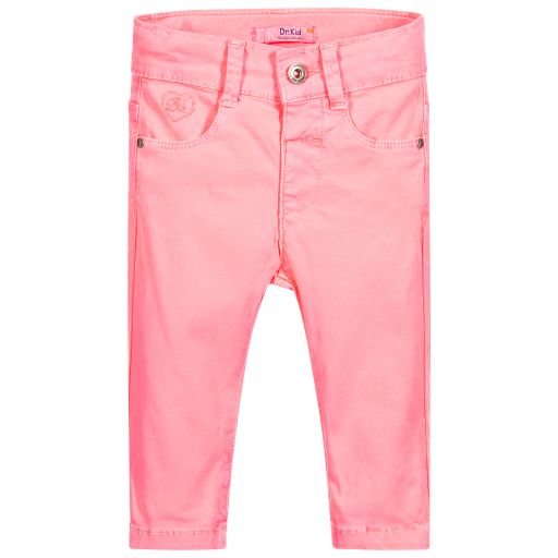 Dr. Kid-Neonpinke Baumwollhose | Childrensalon Outlet