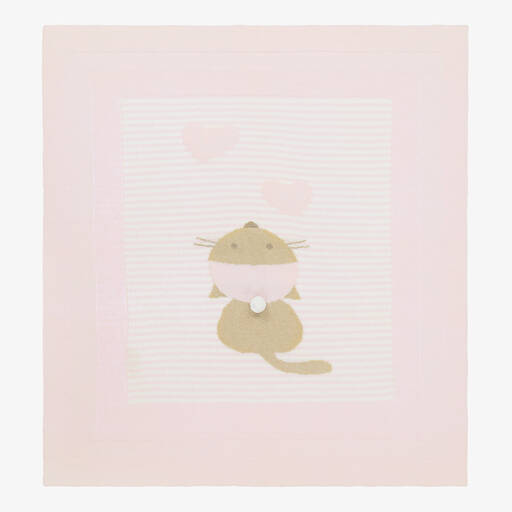 Dr. Kid-Pink Wool Blanket (96cm) | Childrensalon Outlet